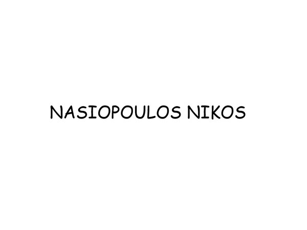 NASIOPOULOS